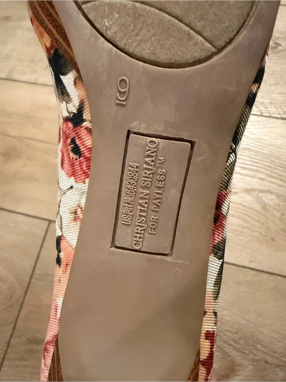 Christian Siriano Floral Pumps - Peach, Cream & Coral Accents